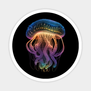 Glowing Jellyfish Magnet